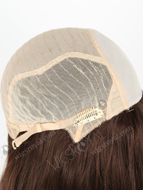 In Stock European Virgin Hair 18" Straight 2a# Color Jewish Wig JWS-01005-18298