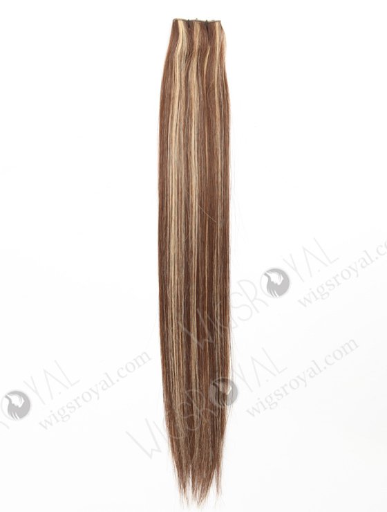 High quality virgin hair incredibly thin flat light cuttable no return hair highlights genius weft hair extensions WR-GW-002-18304