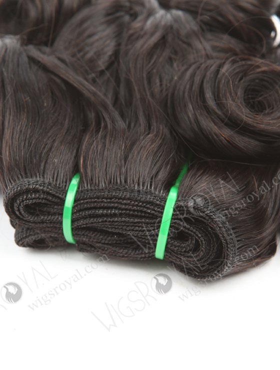 5A Grade Double Draw Peruvian Hair Weave 12" Curl as picture  WR-MW-191-18478