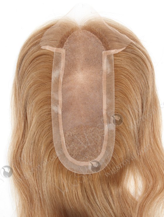 8''*3'' European Virgin Hair 13" Mixed Color Natural Straight Silk Top Hair WR-TC-060-18469