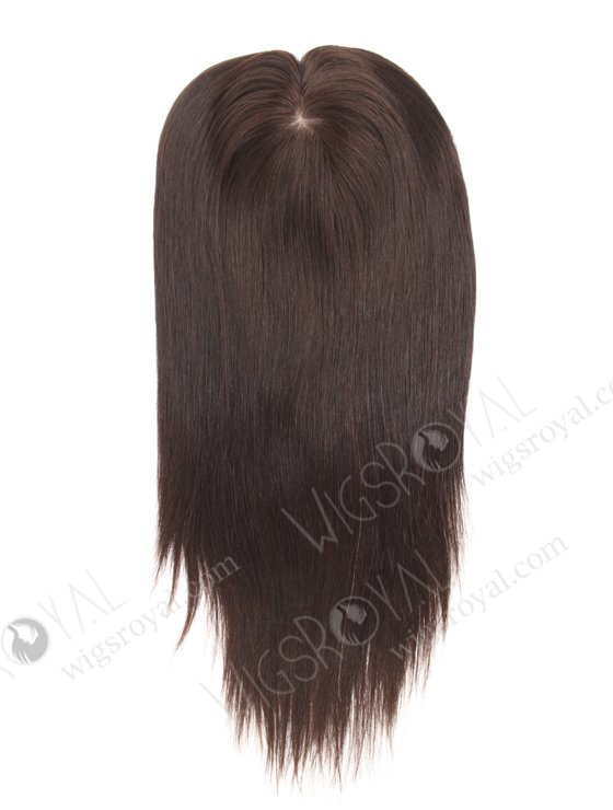 6''*5.5'' European Virgin Hair Double Draw 17" 2# Color Straight Silk Top Hair WR-TC-063-18520