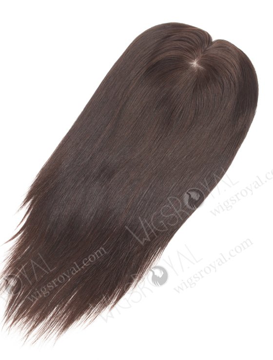 6''*5.5'' European Virgin Hair Double Draw 17" 2# Color Straight Silk Top Hair WR-TC-063-18521