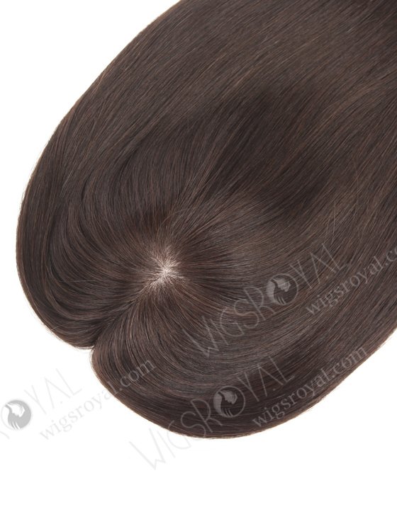 6''*5.5'' European Virgin Hair Double Draw 17" 2# Color Straight Silk Top Hair WR-TC-063-18523
