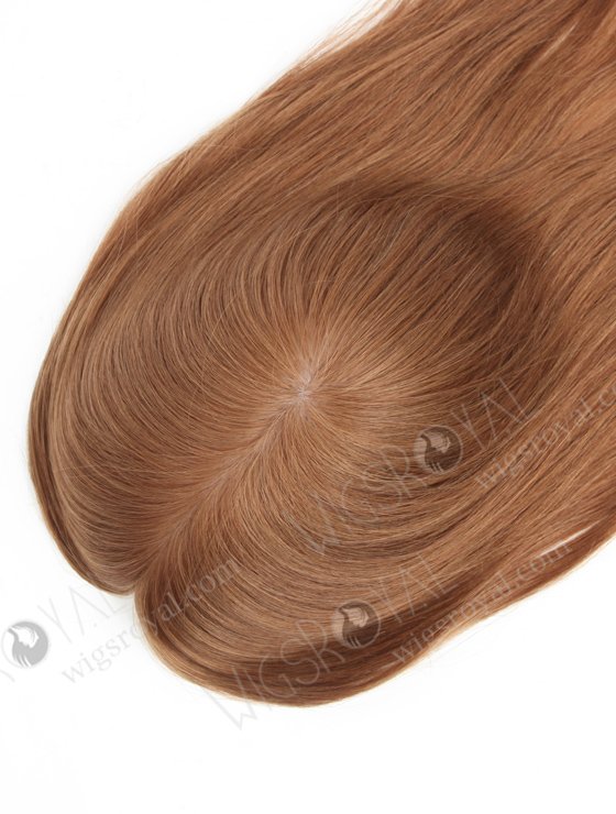 Custom Size European Virgin Hair 16" 9# Color Natural Straight Full Silk Top Hair WR-TC-064-18532