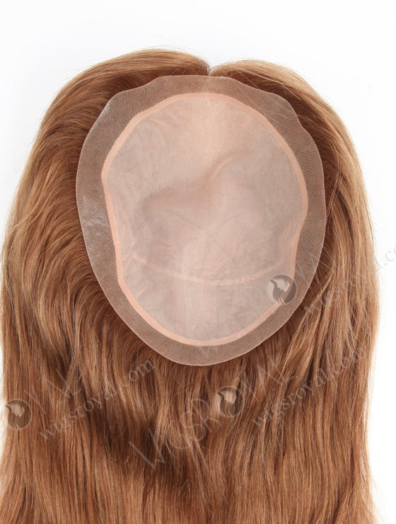 Custom Size European Virgin Hair 16" 9# Color Natural Straight Full Silk Top Hair WR-TC-064-18533