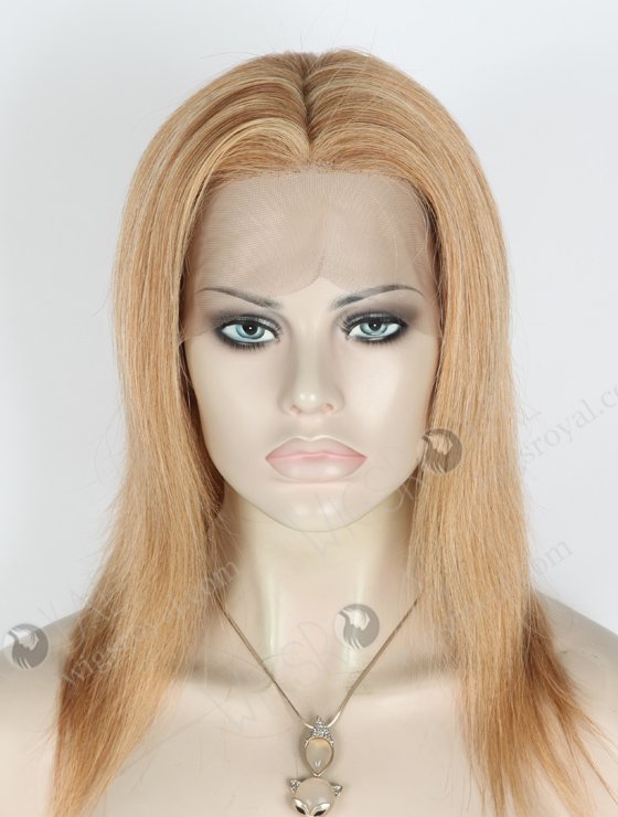 Highlight And Mixed Color 12'' European Virgin Hair Straight Full Lace Wigs WR-LW-121-18624
