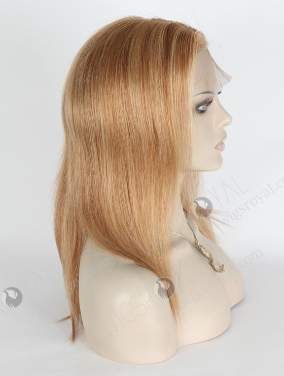 Highlight And Mixed Color 12'' European Virgin Hair Straight Full Lace Wigs WR-LW-121-18628