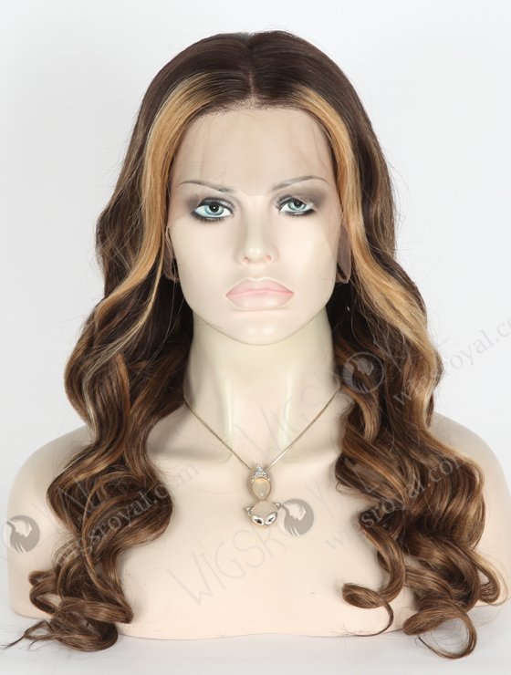 Fashion Highlight Color 22'' Peruvian Virgin Hair Full Lace Wigs WR-LW-118-18587