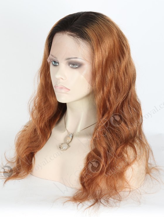 T Color 18'' Brazilian Virgin Hair Body Wave Full Lace Wigs WR-LW-125-18670
