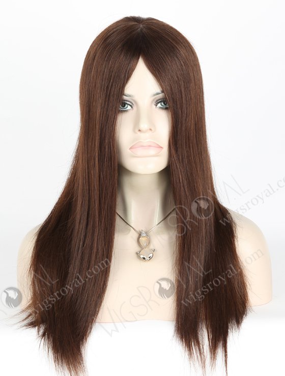 New Color 2a# 16'' European Virgin Silk Top Glueless Wigs WR-GL-059-18689