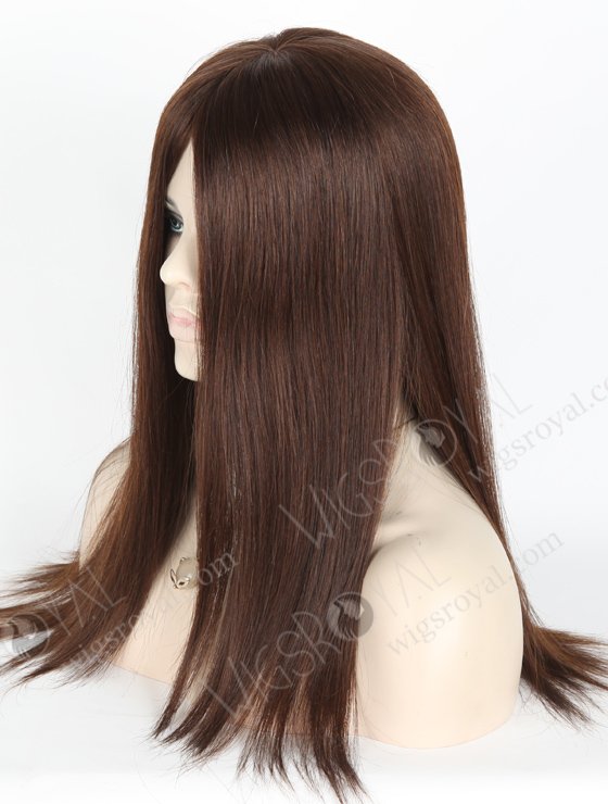 New Color 2a# 16'' European Virgin Silk Top Glueless Wigs WR-GL-059-18692
