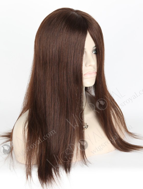 New Color 2a# 16'' European Virgin Silk Top Glueless Wigs WR-GL-059-18693