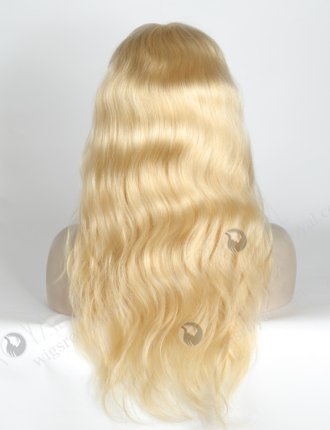 Blonde 613# Color 18'' Peruvian Virgin Hair Body Wave Full Lace Wigs WR-LW-119