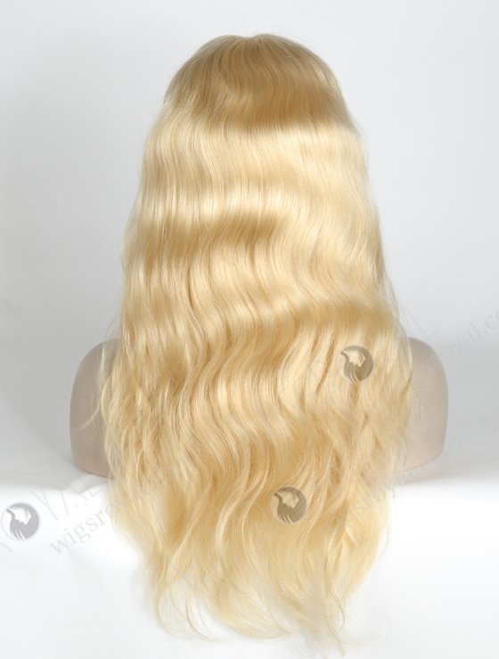 Blonde 613# Color 18'' Peruvian Virgin Hair Body Wave Full Lace Wigs WR-LW-119-18604
