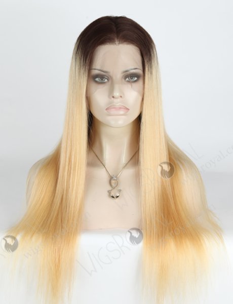 Fashion Highlight Color 22 inch Peruvian Hair Lace Front Wig WR-CLF-016
