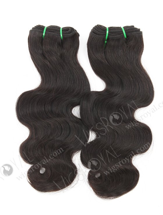 14 Inch Short Black Oma Curl Hair Extension Double Draw Peruvian Hair WR-MW-194-18787