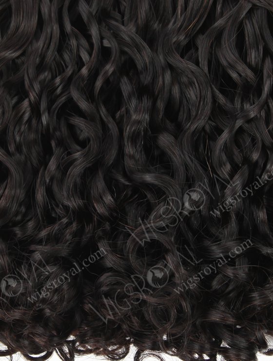 14 Inch Short Black Curly Hair Extension 5a Double Draw Peruvian Hair WR-MW-193-18782