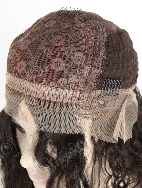 In Stock European Virgin Hair 20" Wavy 25mm Natural Color Jewish Wig JWS-01006-18817