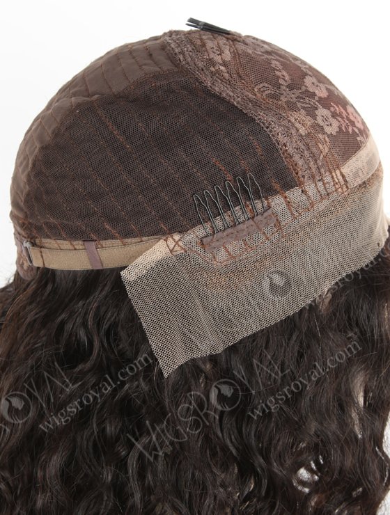 In Stock European Virgin Hair 20" Wavy 25mm Natural Color Jewish Wig JWS-01006-18818