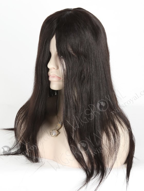 In Stock Malaysian Virgin Hair 18" Straight 1b# Color Silk Top Glueless Wig GL-03012-18807