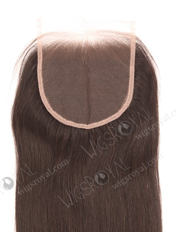 In Stock Indian Remy Hair 16" Straight Natural Color Top Closure STC-381-18845