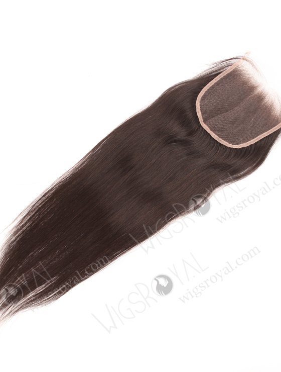In Stock Indian Remy Hair 18" Straight Natural Color Top Closure STC-400-18842