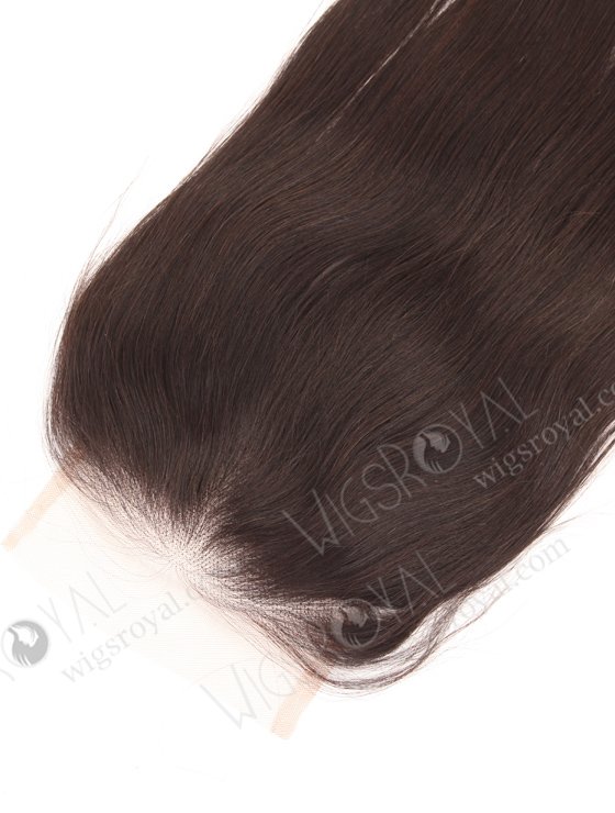 In Stock Indian Remy Hair 14" Straight Natural Color Top Closure STC-399-18835