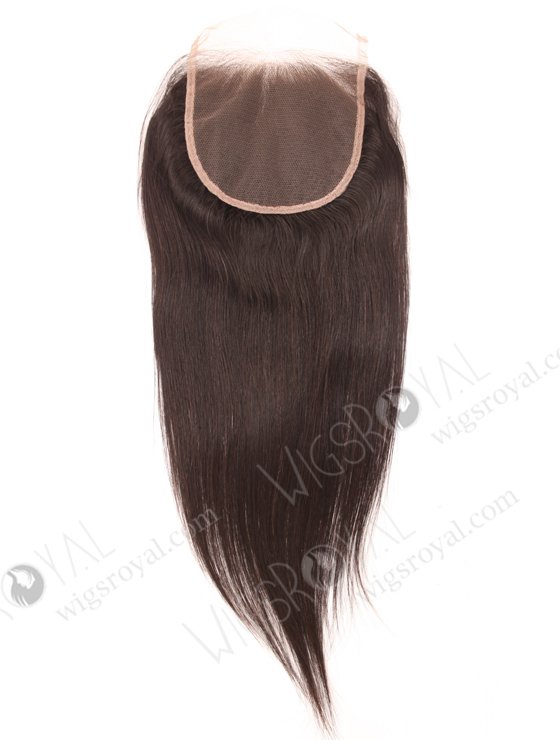 In Stock Indian Remy Hair 14" Straight Natural Color Top Closure STC-399-18837