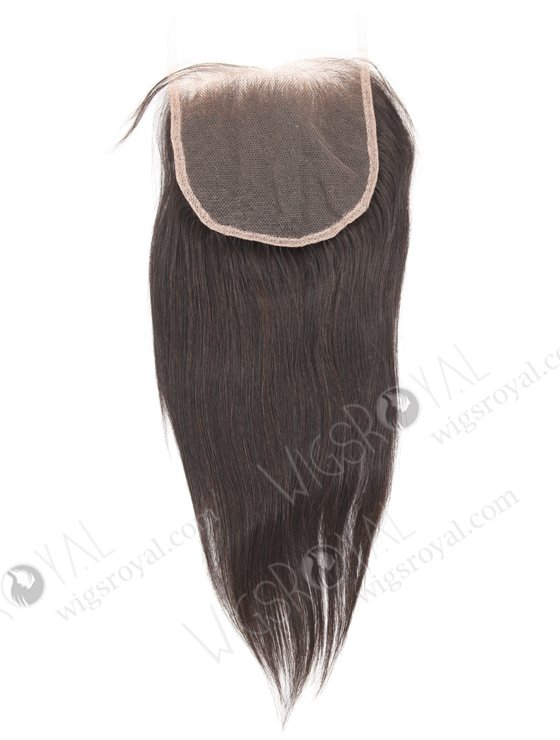 In Stock Indian Remy Hair 10" Straight Natural Color Top Closure STC-397-18874