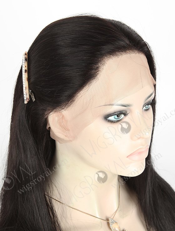 In Stock Indian Remy Hair 18" Straight Color #1b Silk Top Full Lace Wig STW-069-18881