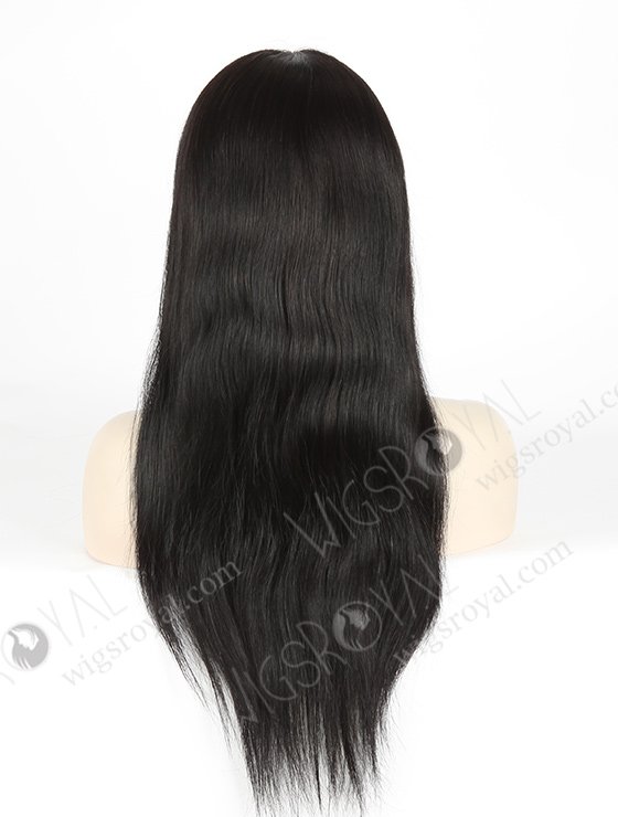 In Stock Indian Remy Hair 18" Straight Color #1b Silk Top Full Lace Wig STW-069-18882