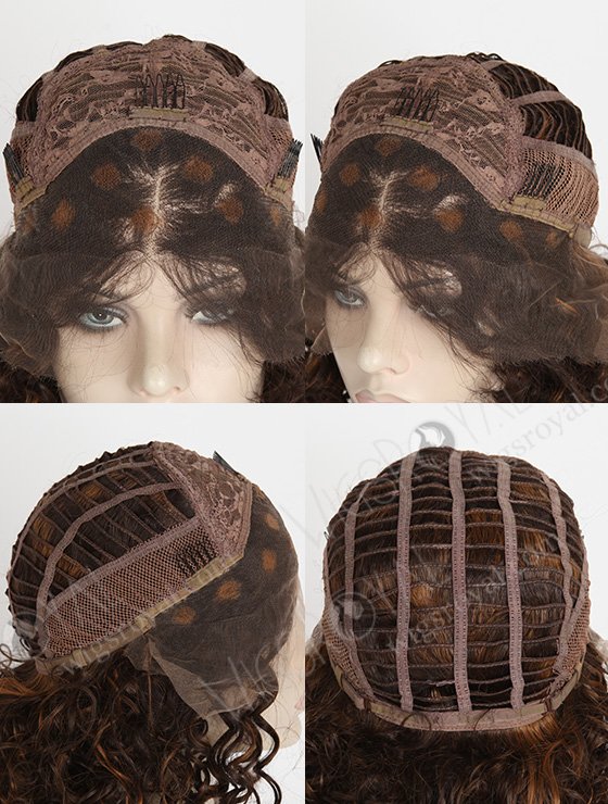 In Stock Synthetic Hair Lace Front Wig 22" Curl As Picture Color 4/27# SP-017-2-18955