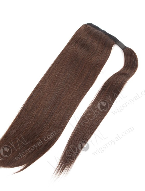 Double Draw 16'' European Virgin Human Hair Ponytails Clip in Hair Extension WR-PT-007-18951