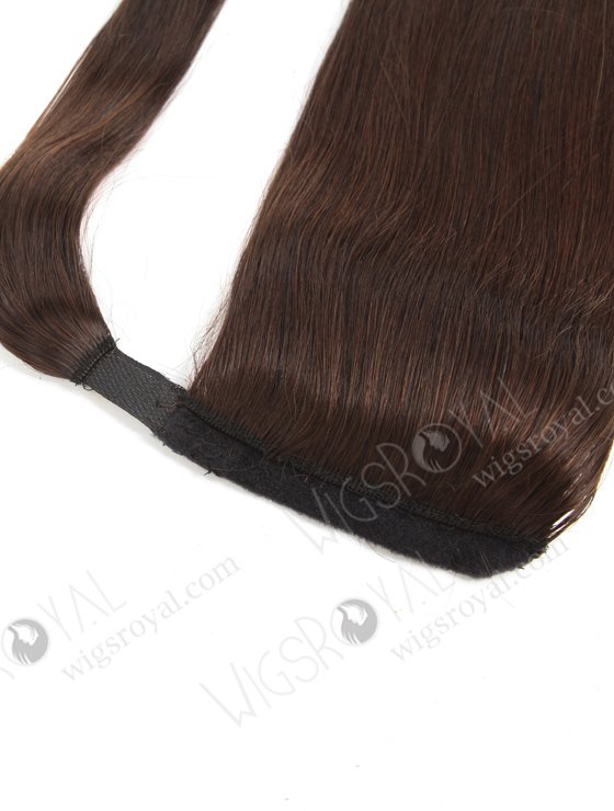 Double Draw 16'' European Virgin Human Hair Ponytails Clip in Hair Extension WR-PT-007-18953