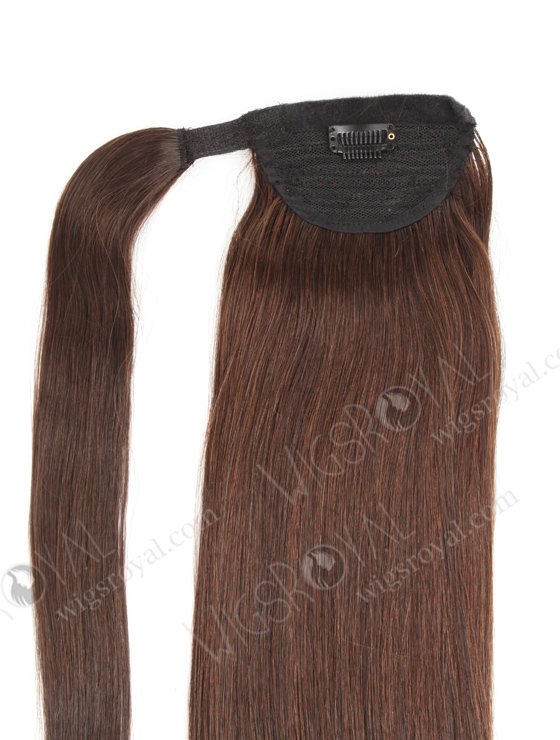 Double Draw 16'' European Virgin Human Hair Ponytails Clip in Hair Extension WR-PT-007-18952