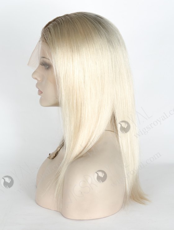 Best Quality T9#/White Color 12 inch Peruvian Hair Lace Front Wig WR-CLF-018-19026