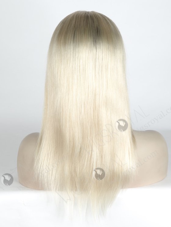 Best Quality T9#/White Color 12 inch Peruvian Hair Lace Front Wig WR-CLF-018-19027