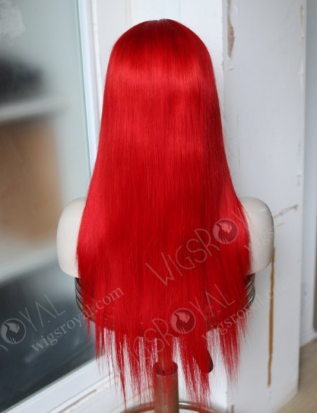 Beautiful Red Color 18 inch Peruvian Hair Lace Front Wig WR-CLF-019