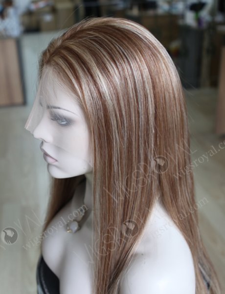 Highlight Color 18 inch Brazilian Hair Lace Front Wig WR-CLF-020