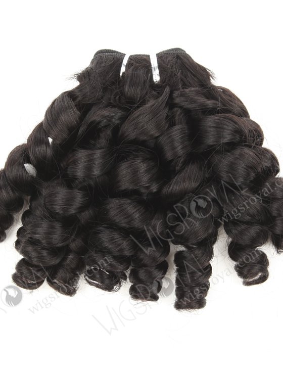 Flower Curl 18" Double Draw Natural Color Hair Extension WR-MW-195-19218