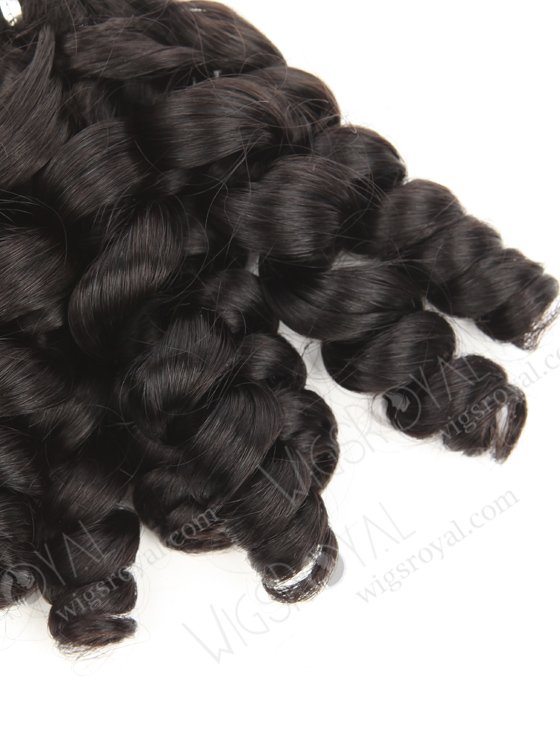 Flower Curl 18" Double Draw Natural Color Hair Extension WR-MW-195-19221