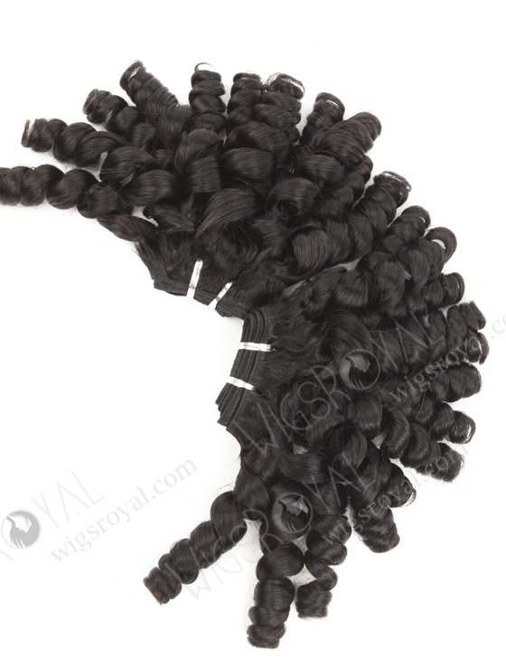 18 Inch Black Color New Curl Chinese Virgin Hair WR-MW-195-19222