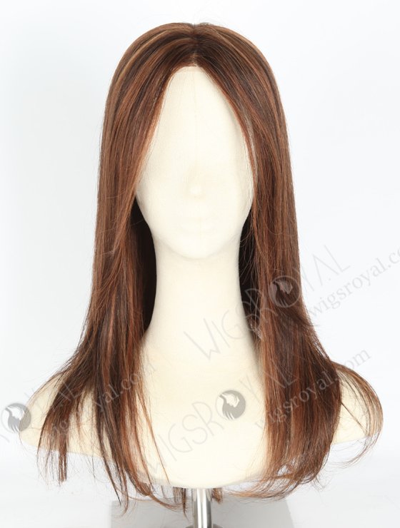 Highlight Color Custom Hair Length European Virgin Hair Mono Top Glueless Cap WR-MOW-008-19551