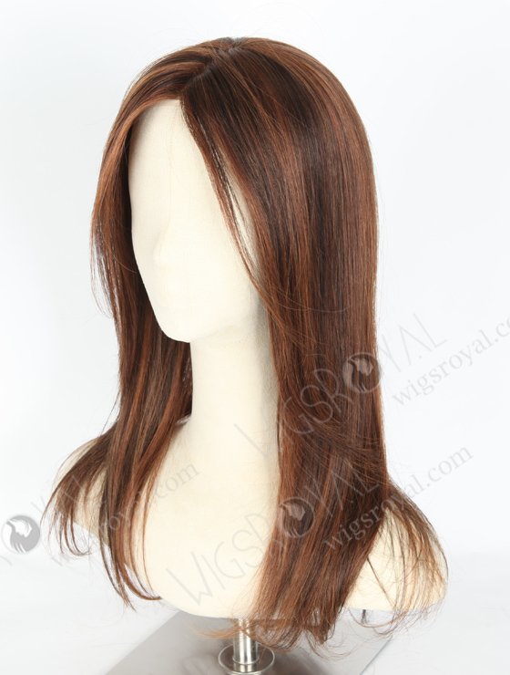 Highlight Color Custom Hair Length European Virgin Hair Mono Top Glueless Cap WR-MOW-008-19552