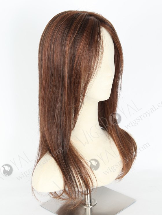Highlight Color Custom Hair Length European Virgin Hair Mono Top Glueless Cap WR-MOW-008-19554
