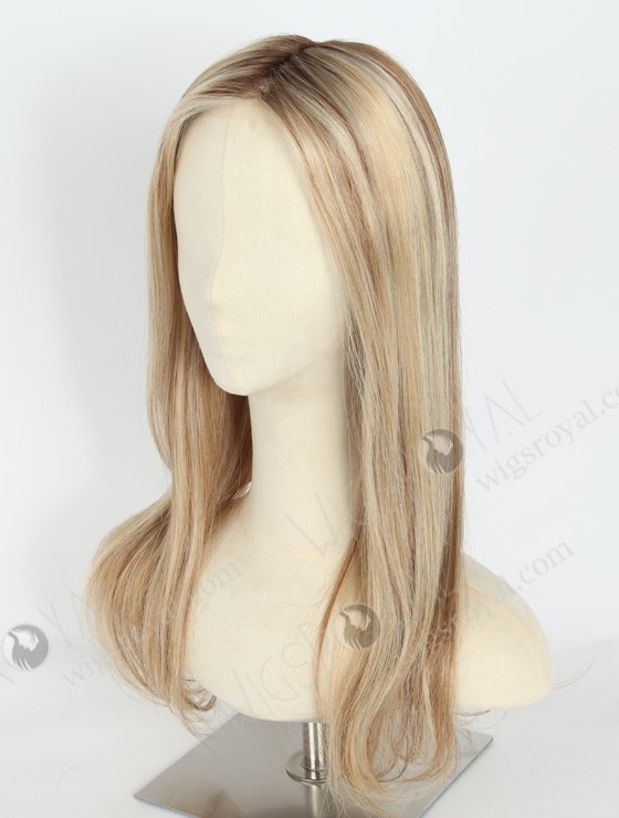 Highlight Color With Dark Root Custom Hair Length European Virgin Hair Mono Top Glueless Cap WR-MOW-011-19657