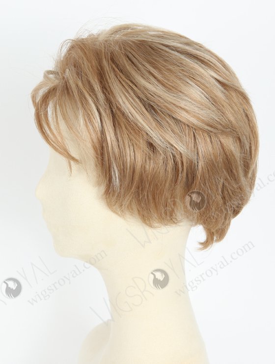 Best Quality Custom Short Hair Length European Virgin Hair Mono Top Glueless Cap WR-MOW-012-19669