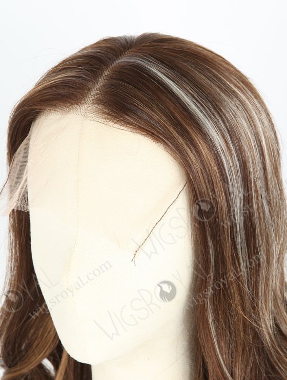 Highlight Color Curly European Virgin Hair Lace Front Wig WR-CLF-022-19727