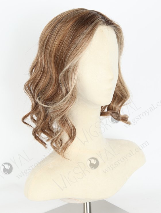 Mixed Color Curly European Virgin Silk Top Glueless Wigs WR-GL-066-19796