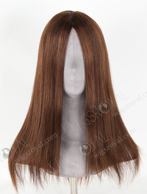Highlight Color 16''European Virgin Silk Top Glueless Wigs WR-GL-070-19844